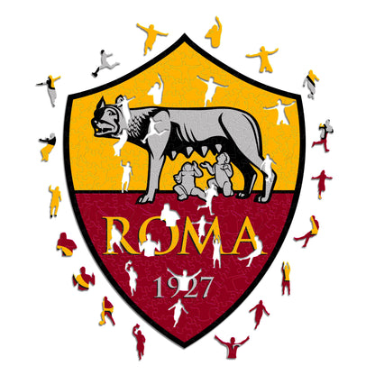 Logo AS Roma® - Puzzle en Bois