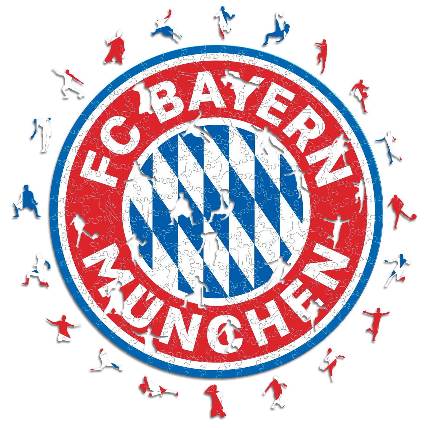 Logo FC Bayern Munich® - Puzzle en Bois