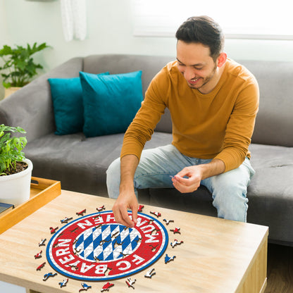 Logo FC Bayern Munich® - Puzzle en Bois