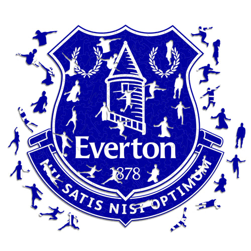 Logo Everton FC® - Puzzle en Bois