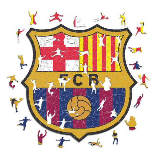 Logo FC Barcelona® - Puzzle en Bois