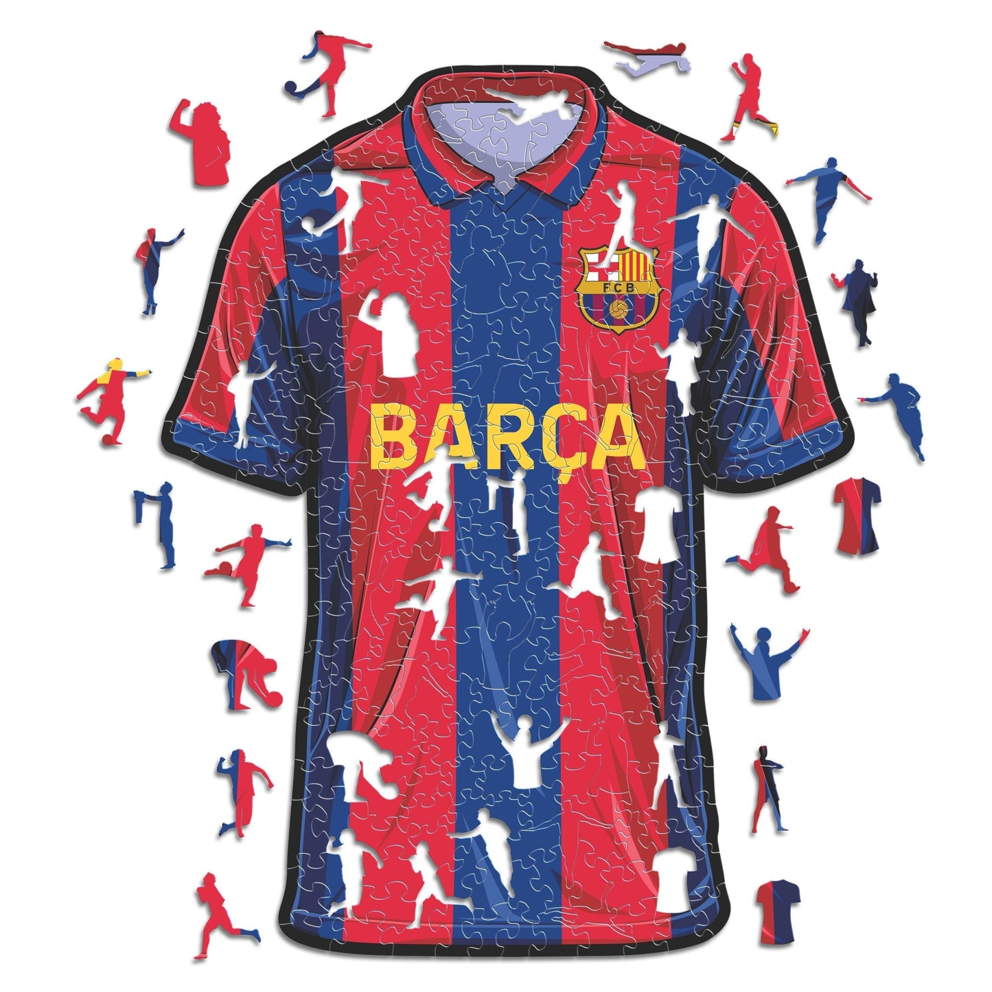 Maillot FC Barcelona® - Puzzle en Bois