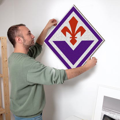 Logo ACF Fiorentina® - Puzzle en Bois