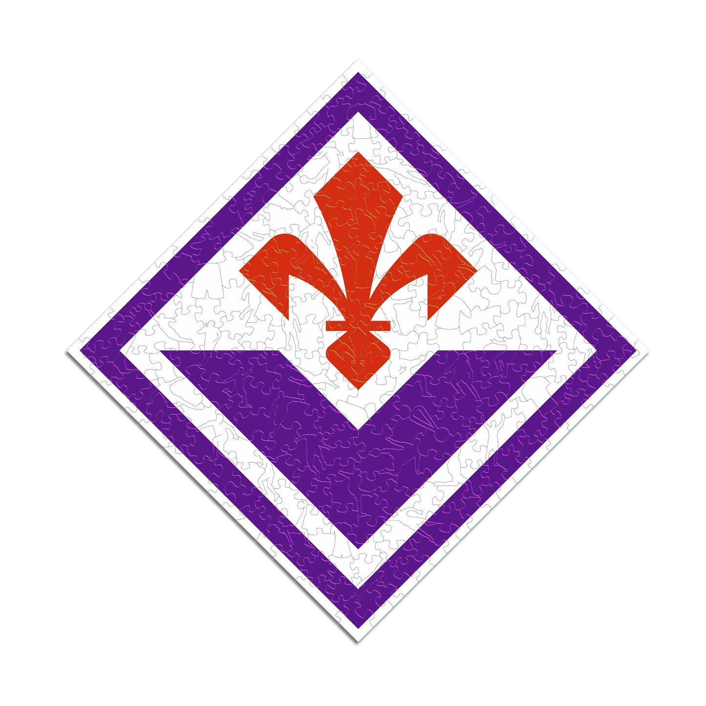 Logo ACF Fiorentina® - Puzzle en Bois