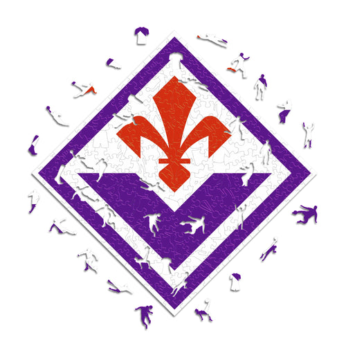 Logo ACF Fiorentina® - Puzzle en Bois