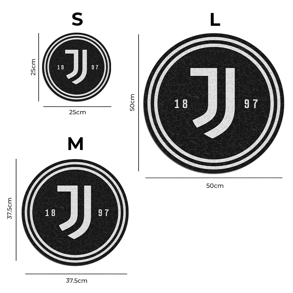 Logo Juventus FC® - Puzzle en Bois