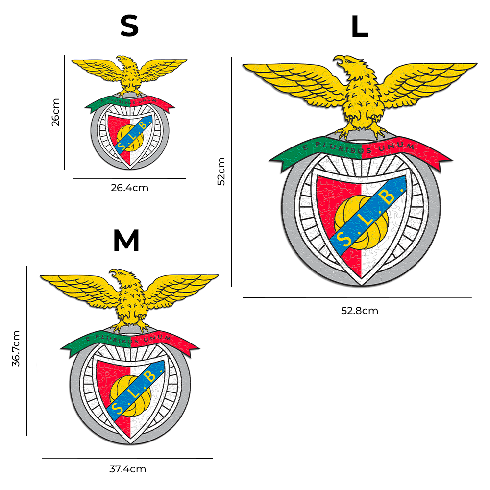 Logo SL Benfica® - Puzzle en Bois