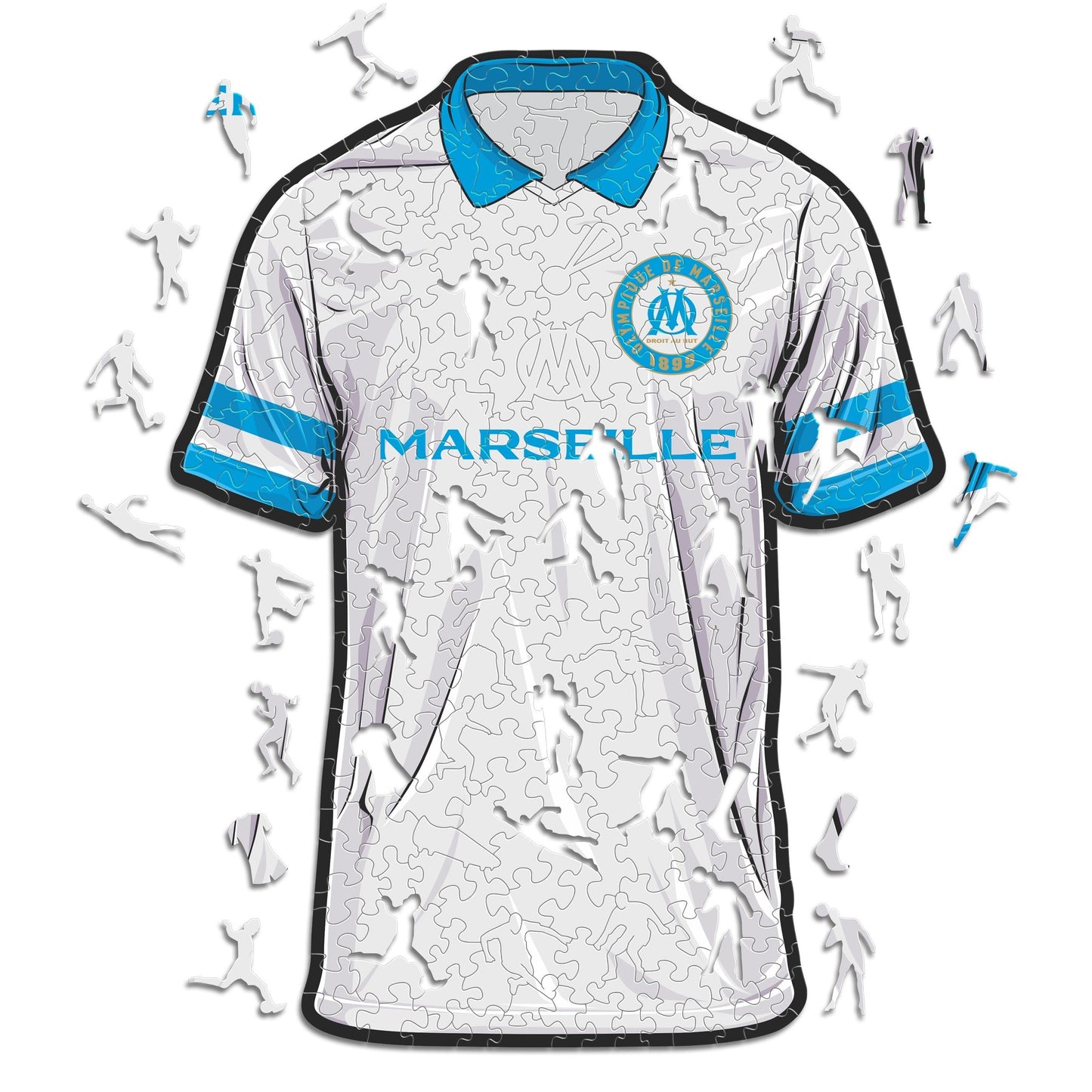 2 PACK Olympique de Marseille® Logo + Maillot