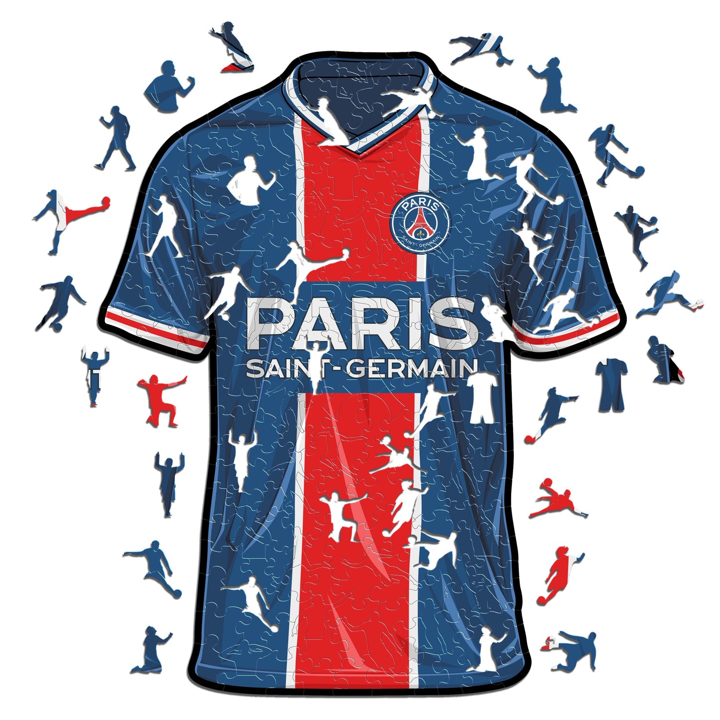 Maillot PSG® - Puzzle en Bois