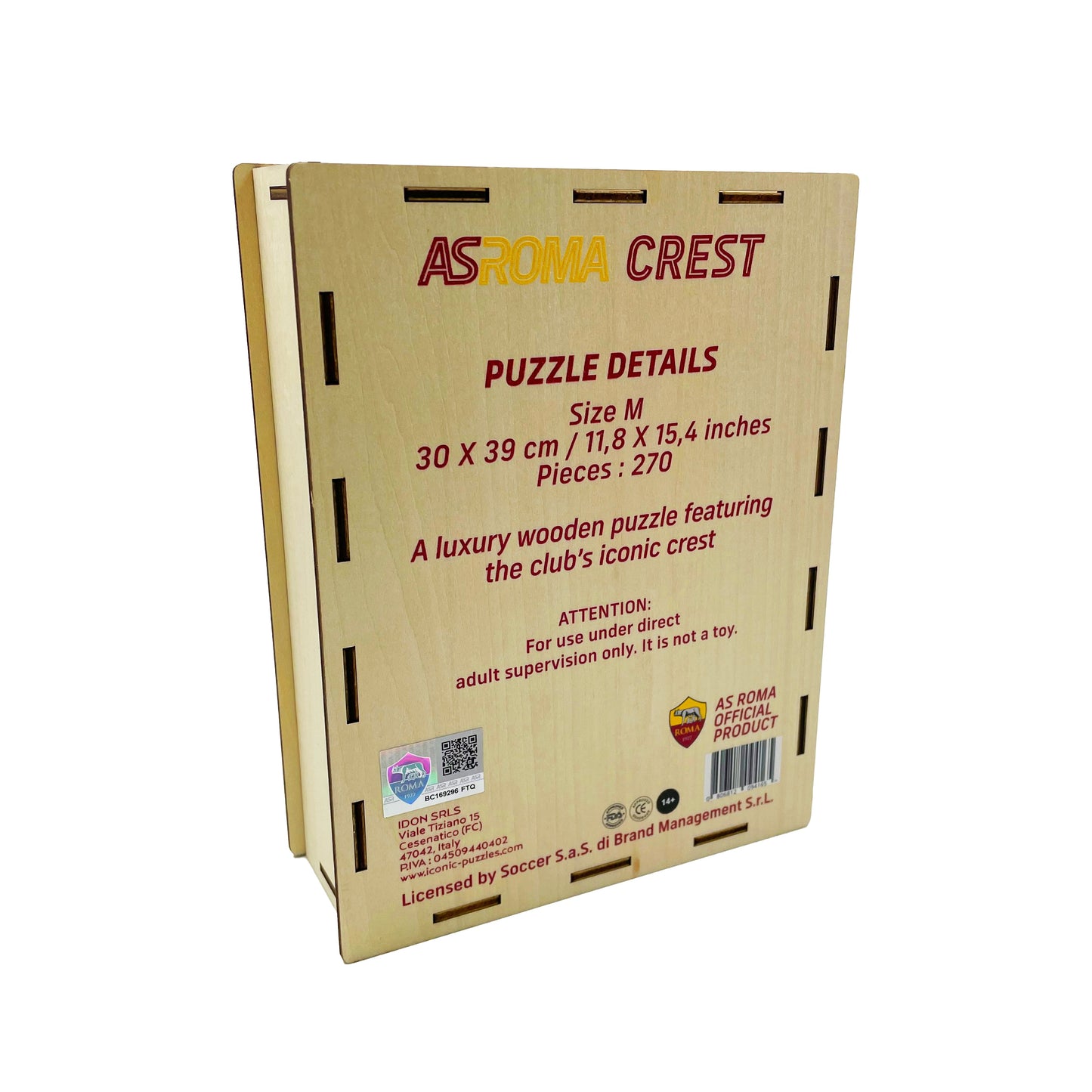 Logo AS Roma® - Puzzle en Bois