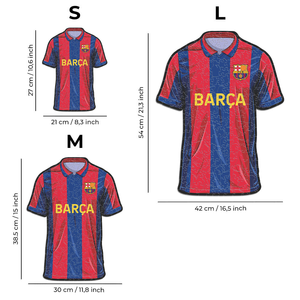 Maillot FC Barcelona® - Puzzle en Bois