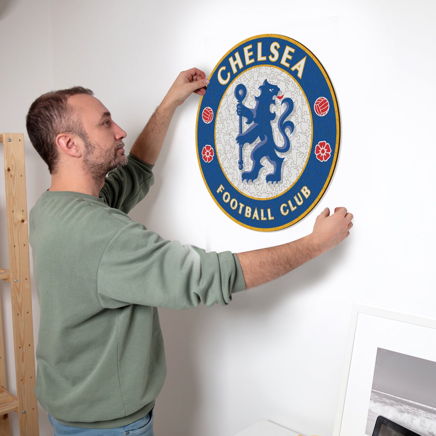 Logo Chelsea FC® - Puzzle en Bois