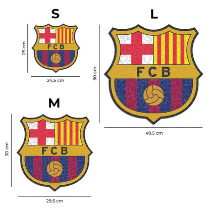 Logo FC Barcelona® - Puzzle en Bois