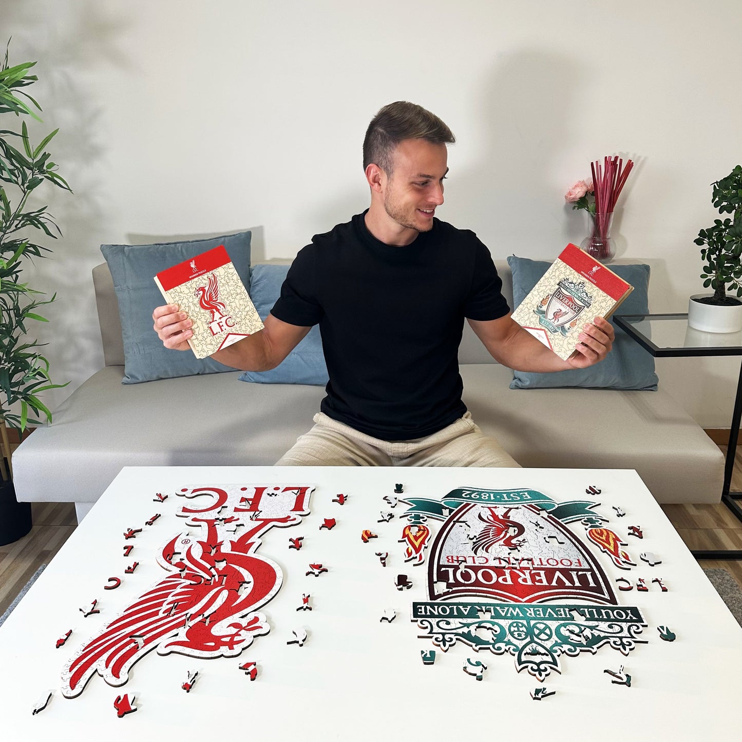 Logo Liverpool FC® - Puzzle en Bois