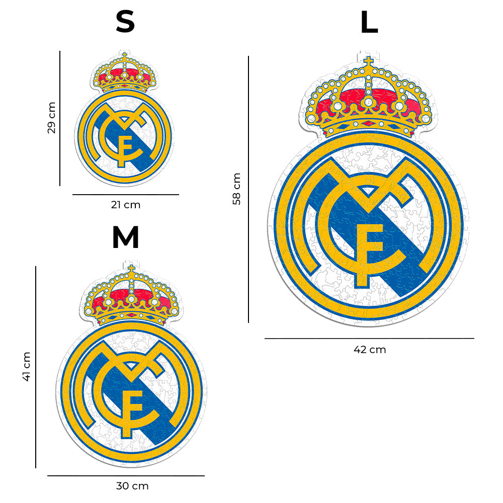 Logo Real Madrid CF® - Puzzle en Bois