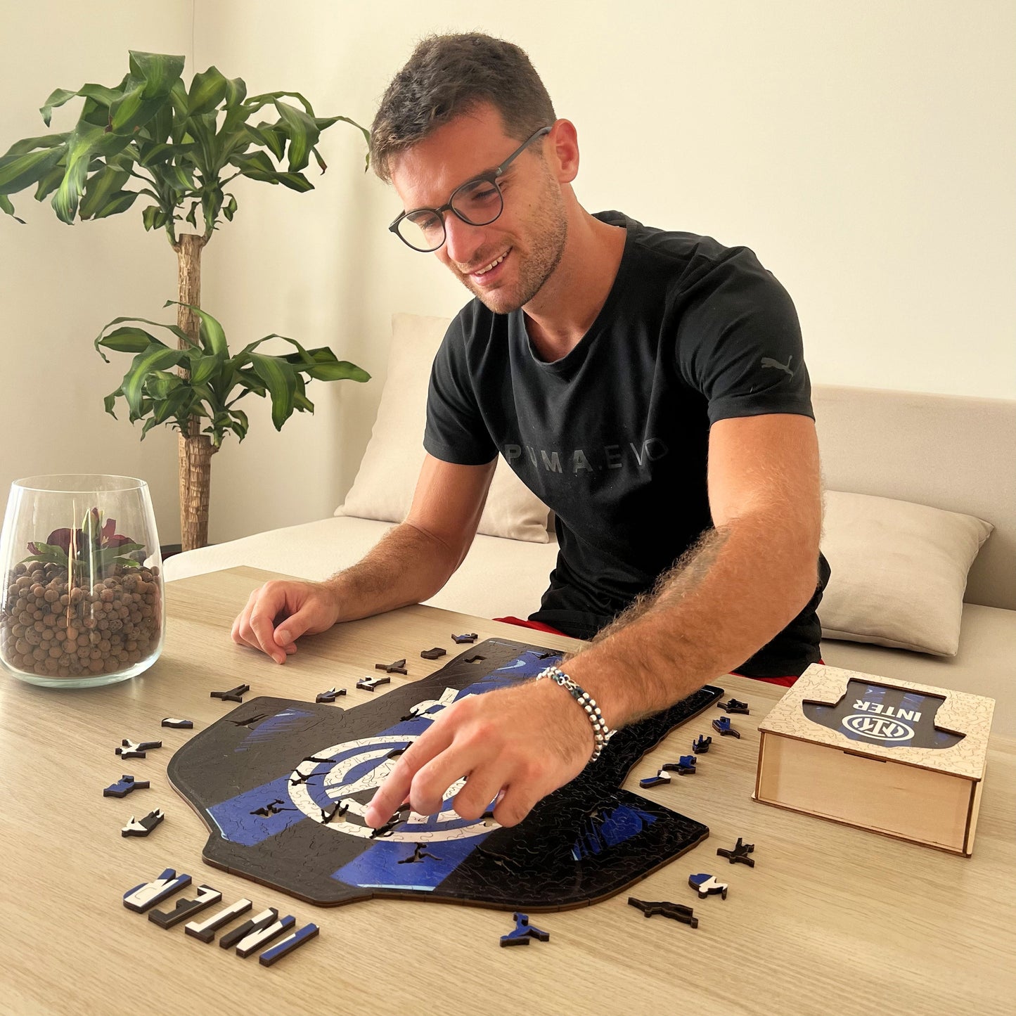 Maillot FC Inter® - Puzzle en Bois