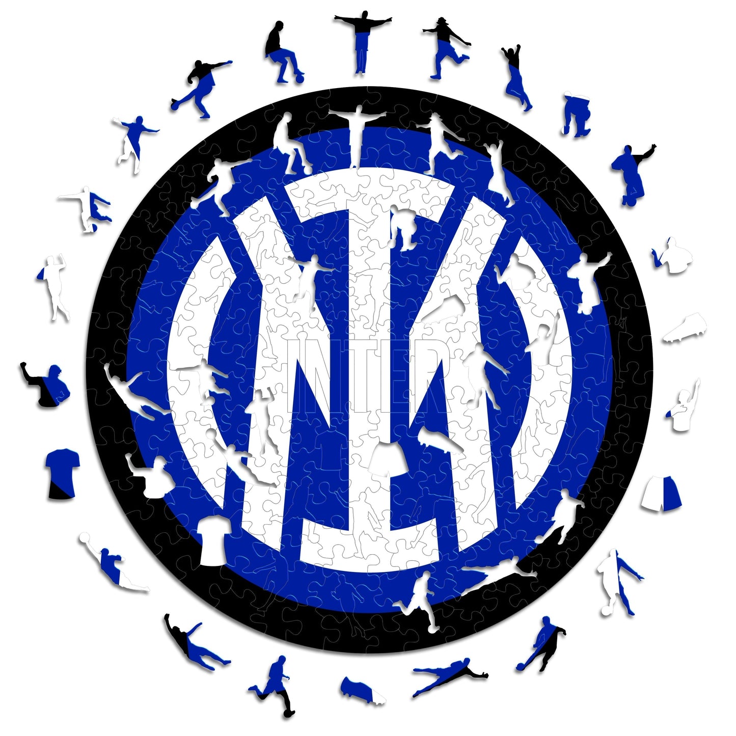 Logo FC Inter® - Puzzle en Bois