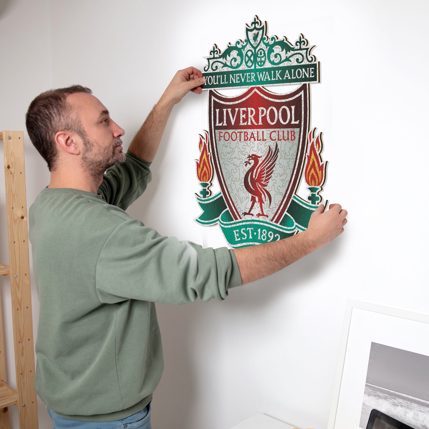 Logo Liverpool FC® - Puzzle en Bois