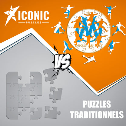 Logo Olympique de Marseille® - Puzzle en Bois