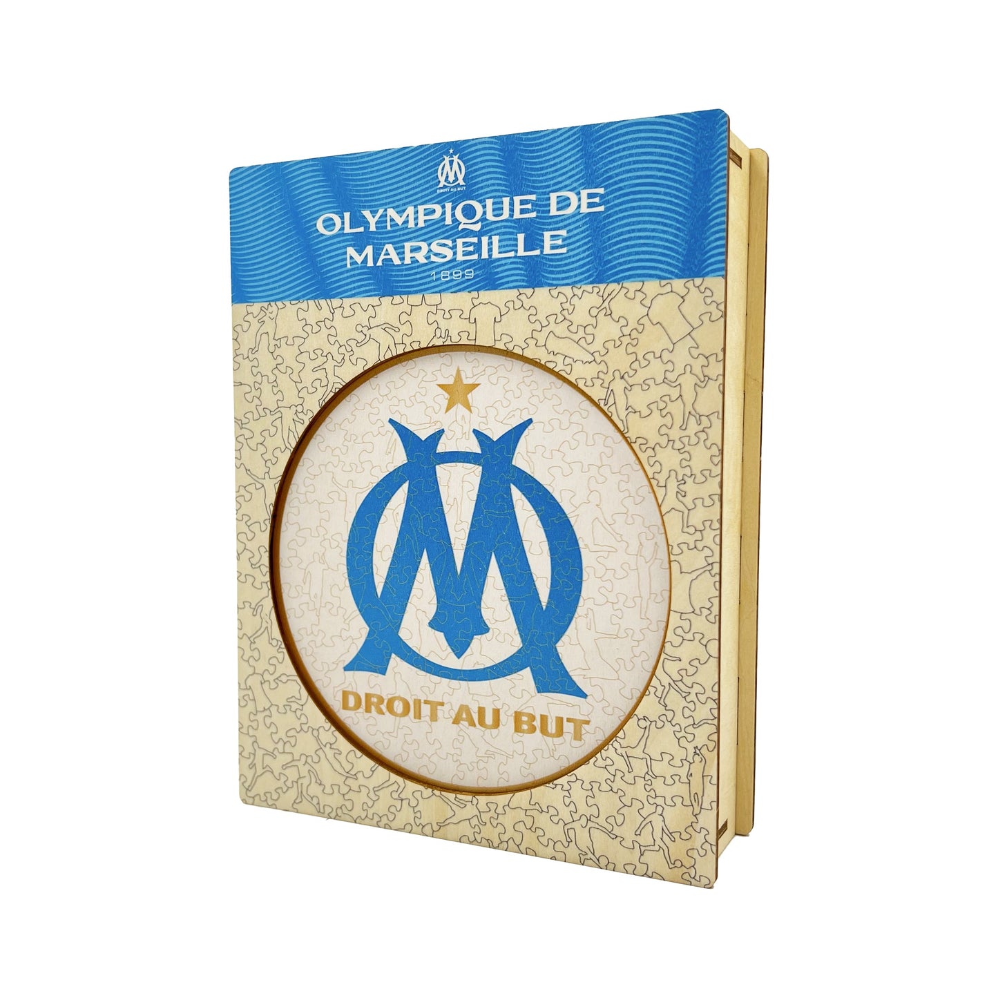 Logo Olympique de Marseille® - Puzzle en Bois