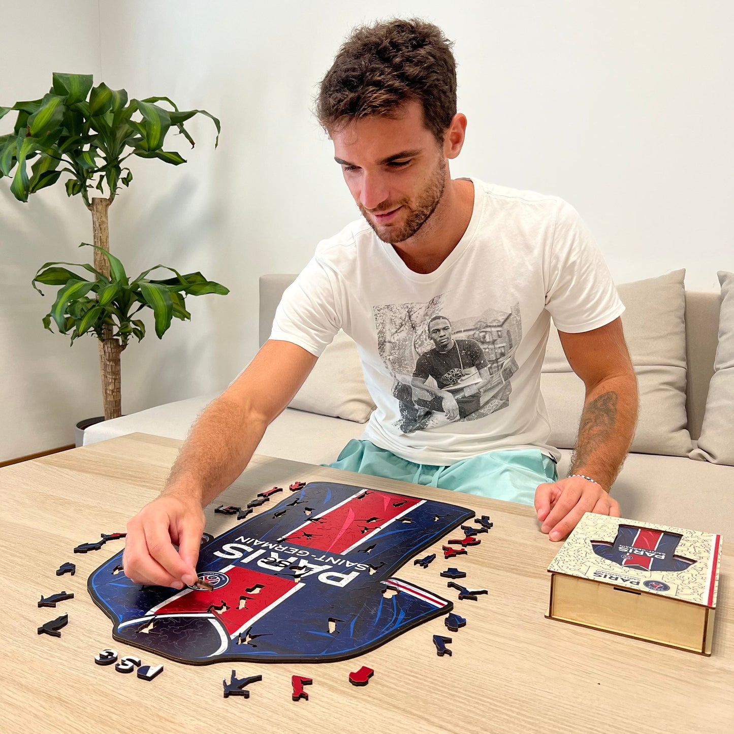 Maillot PSG® - Puzzle en Bois