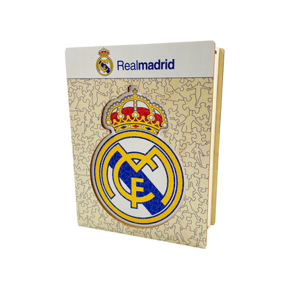 2 PACK Real Madrid CF® Logo + Maillot - Puzzle Officiel en Bois