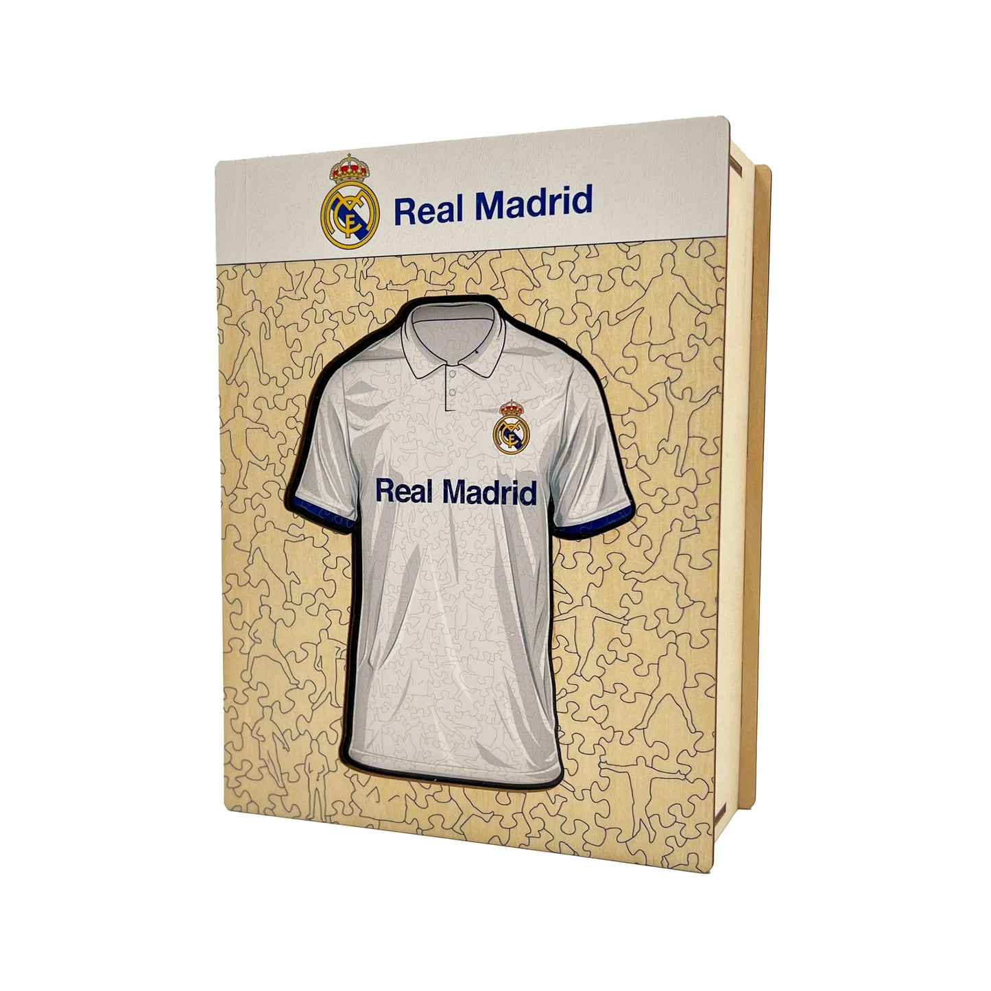 2 PACK Real Madrid CF® Logo + Maillot - Puzzle Officiel en Bois