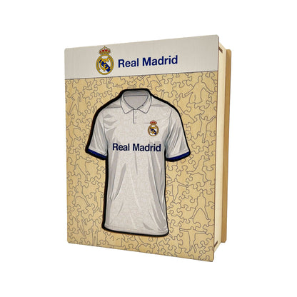 2 PACK Real Madrid CF® Logo + Maillot - Puzzle Officiel en Bois