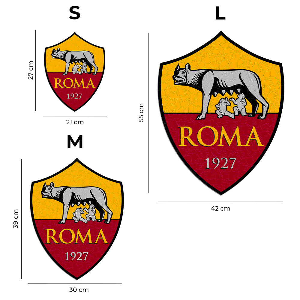 Logo AS Roma® - Puzzle en Bois